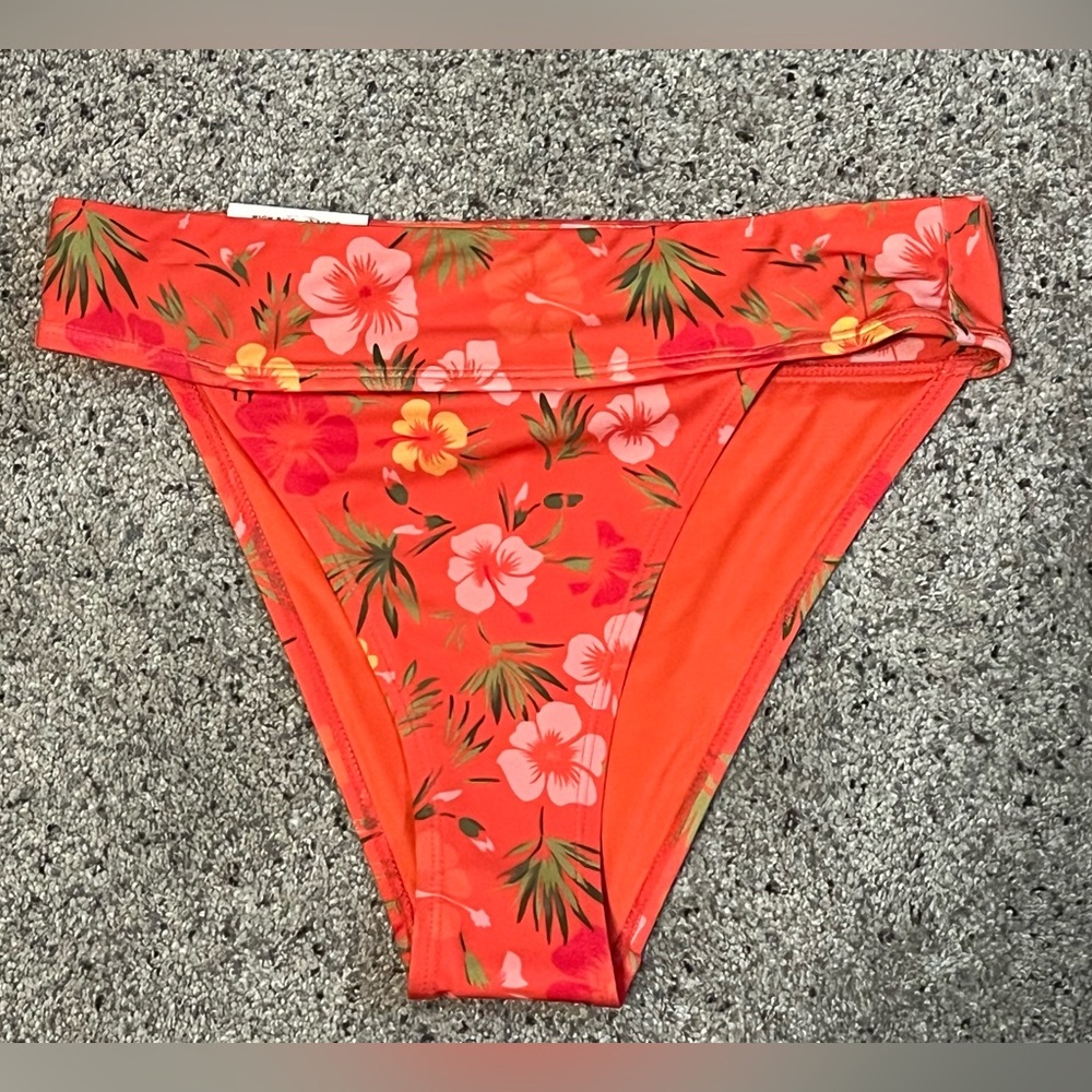 Aeropostale High rise classic  coverage bathing suit bottoms bikini S  NWT